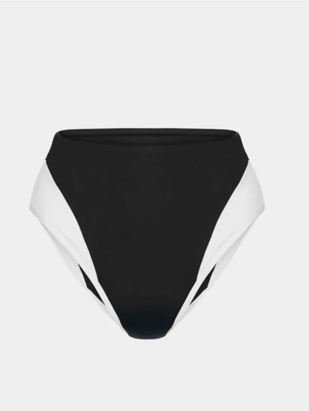 knix Black & White High Rise Bikini Swim Bottom
